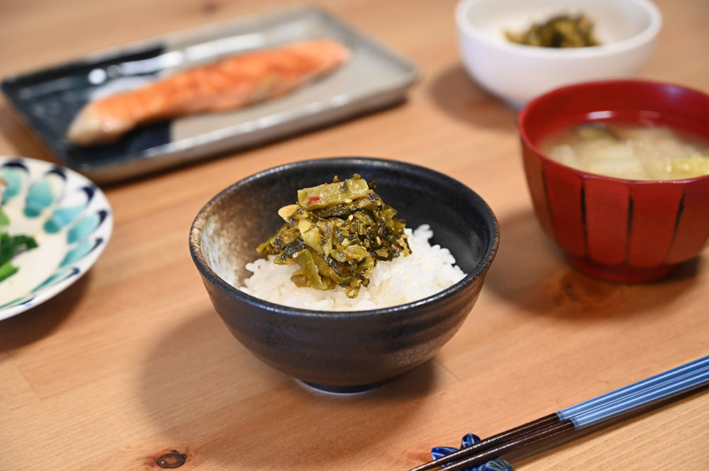 九州名菜 からし高菜の油炒め(国産) 120g×3Pセット