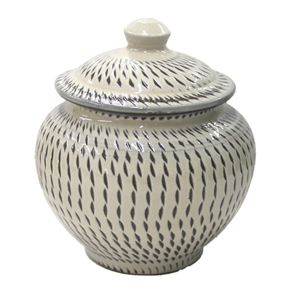 小鹿田焼 1.5合壺【国指定 重要無形文化財】