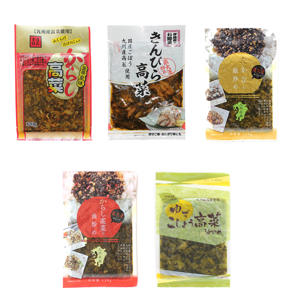 九州名菜 高菜5種セット(国産)